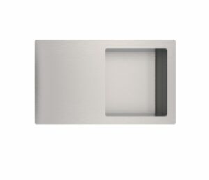 pochwyt K1 krótki; kolor inox lub aluminiowy lakierowany w kolorze czarnym