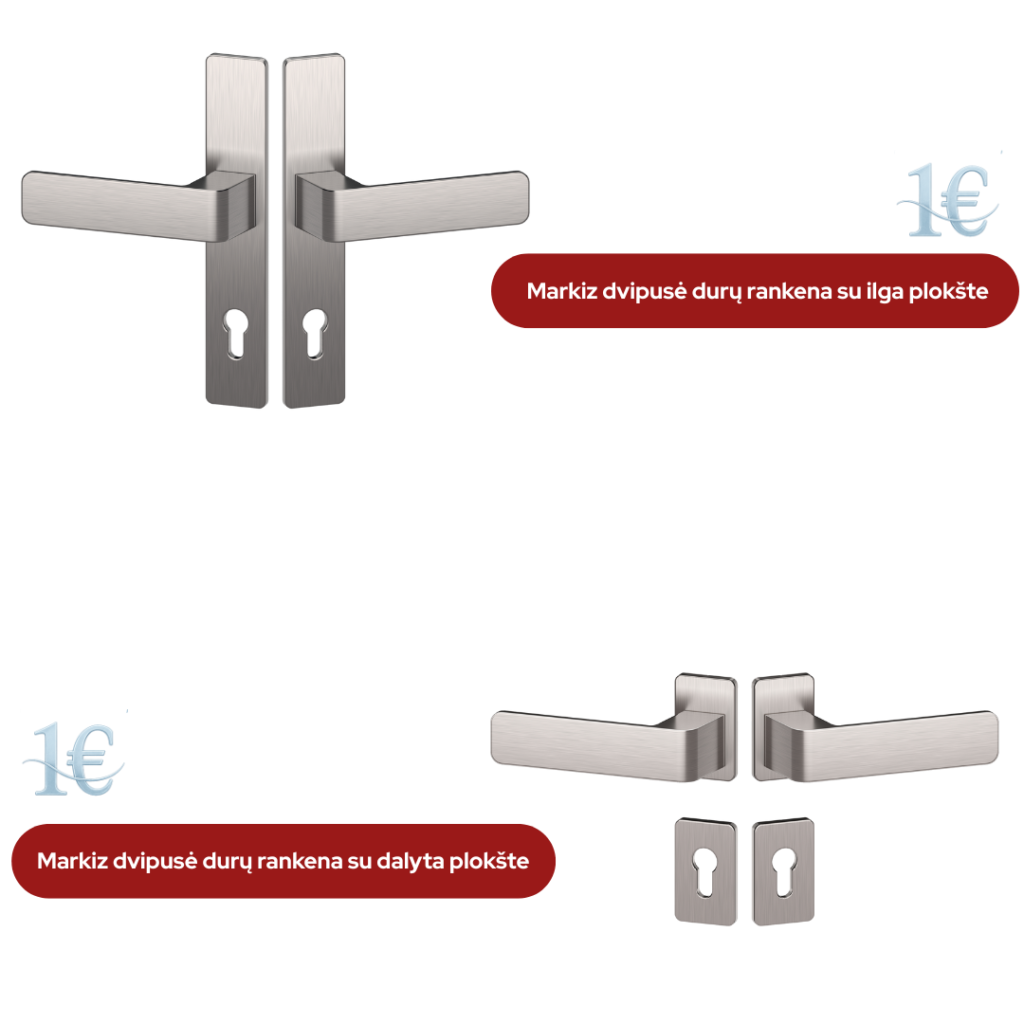 Papuoškite namų įėjimą su VIKKING Markiz INOX rankenomis – speciali žiemos akcija